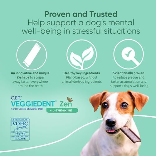 C.E.T. Veggiedent Fr3sh & Zen Plaque and Tartar Control Chew for Dogs, XS - Image 6