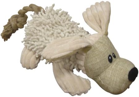 Pet Lou 00985 Naturally Twisted Dog Chew Toy, 6-Inch Dog by PetLou