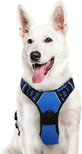 Eagloo Dog Harness for Large Dogs, No Pull Pet Vest with 2 Leash Clips by GoExplorewithEagloo
