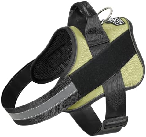 Bolux Dog Harness, No-Pull Reflective Dog Vest, Breathable Adjustable Pet Harness with Handle for Outdoor Walking - No More Pulling, Tugging or Choking by Bolux