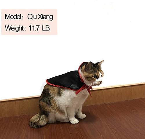 Pet Halloween Cloak Cosplay Vampire Cloak for Cats and Small Dogs, Pet Halloween Costume Clothes Suit - Image 2