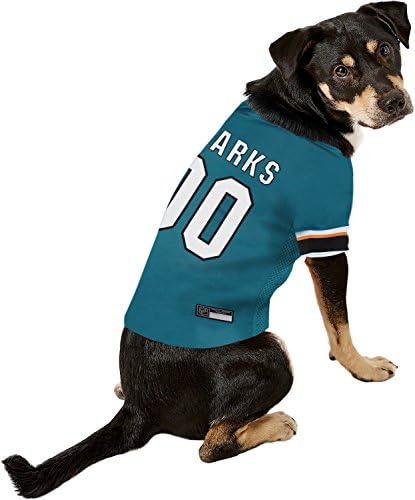NHL San Jose Sharks Jersey for Dogs & Cats, Small. - Let Your Pet Be A Real NHL Fan! - Image 6
