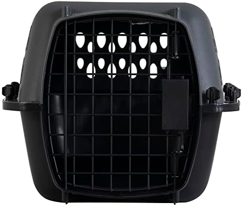 Petmate Pet Porter Dog Kennel 19in, Dark Gray and Black, up to 10lbs - Image 2