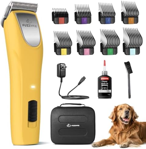 Professional Dog Grooming Clippers 2-Speed Detachable 10# Blade by FuzzyFix