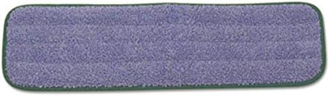 Rubbermaid Commercial Products HYGEN Microfiber Wet Mop Head Pad Green 18in - Image 2