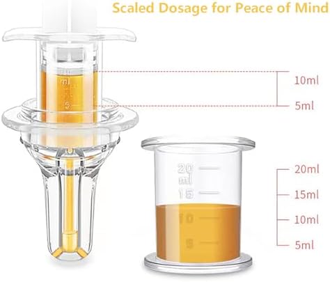 Pet Liquid Feeding Kit Pet Feeding Syringe Soft Tip, Cat Dog Syringe Bottles for Pet Feeding,Pet Medical Feeding Dispenser Tool (White) - Image 2