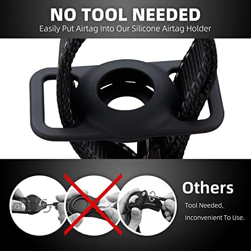 Reflective Dog Collar, Compatible with AirTag, Nylon Pet Cat Puppy Collar for Small, Medium, Large, and Extra Large Dogs - Image 3