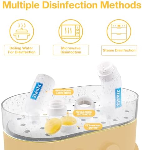 3 Pack Kitten Silicone Nursing Bottle,Silicone Feeding Nipple, Reusable Newborn Kitten Supplies, Suitable for Feeding Kitten, Puppy, Rabbit, Hamster (Yellow, Small+Medium+Large) - Image 5