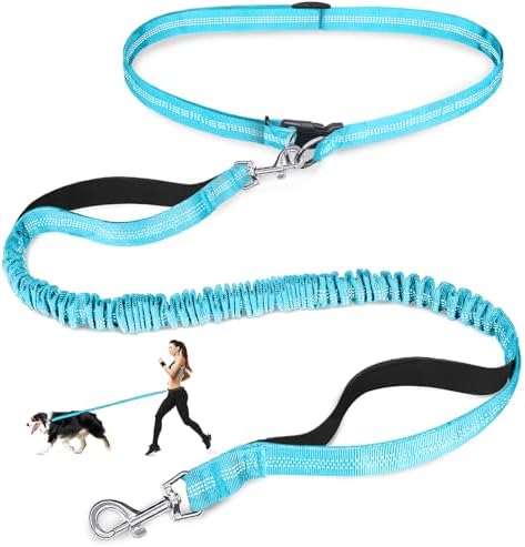 Laqibak Hands Free Dog Leash,Adjustable Waist Leash for Dog,4.2-6.7 Feet by laqibakProductcollection