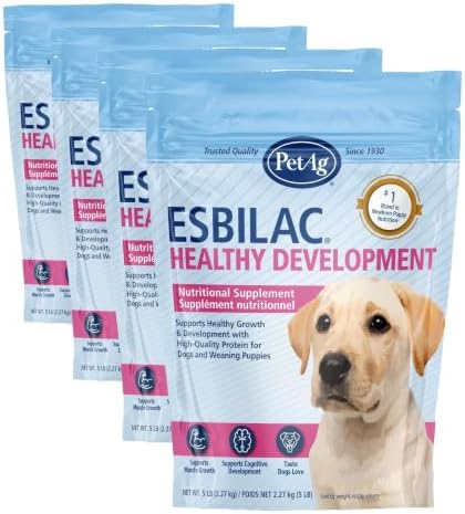 PetAg Esbilac Healthy Development - 5 Pound (Pack of 4) by PetAg