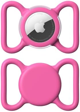 Waterproof AirTag Holder for Dog Collar, Soft Slide-On Dog AirTag Holder by WhoseID