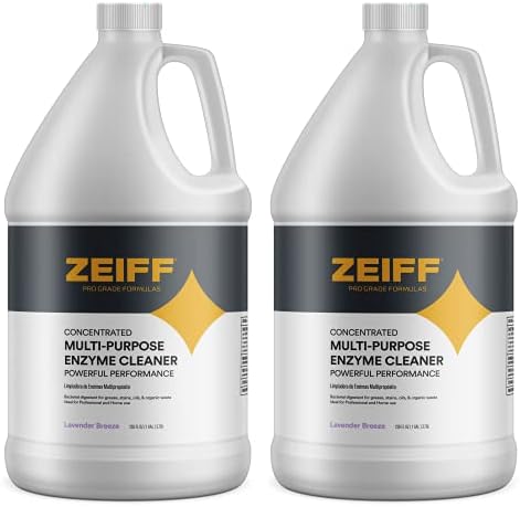 Zeiff Pro-Grade Multi-Purpose Probiotic Enzyme Cleaner - Pet Stain and Odor Remover, Drain Cleaner - Powerful Cleaning & Odor Eliminating Formula For Professional & Home Surfaces - 1 Gallon by Zeiff