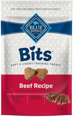 Blue Buffalo Bits Beef Training Treats, 4 oz by BlueBuffaloCompanyLtd