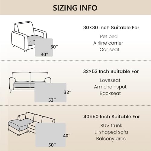 gogobunny 3X Stronger Waterproof Pet Blanket, Scratch Proof Furniture Protector for Dogs Cats, Reversible Cover 30x30 Inch, Dark Pink/Light Pink - Image 6
