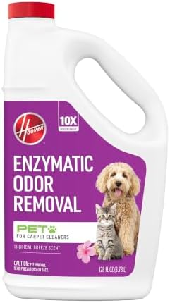 Hoover Pet Carpet Cleaner Solution, 128 Oz., Tropical Breeze Scent by Hoover