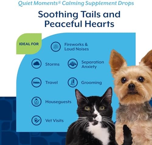 NaturVet Quiet Moments Calming Drops for Cats & Dogs - 2 Oz - Image 4