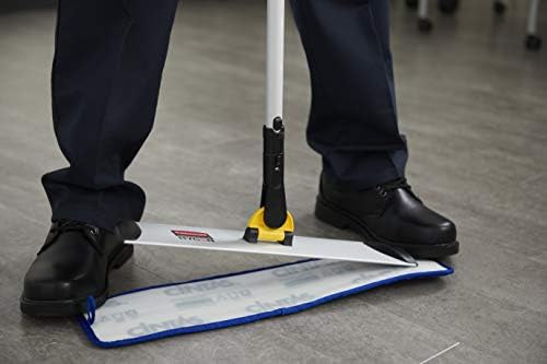 Rubbermaid Commercial Products HYGEN Microfiber Quick-Connect Mop Frame 18 inch Silver for Janitorial/Professional/Industrial Cleaners for Heavy-Duty Floor Cleaning/Mopping/Dusting (Pack of 6) - Image 4