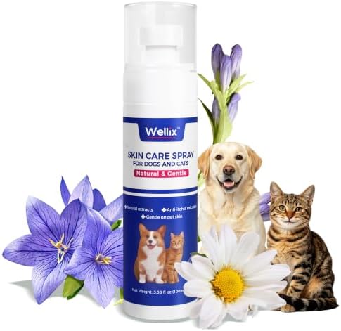 Wellix Hot Spot Treatment & Itch Relief Spray for Dogs & Cats - 3.38 fl oz by Wellix