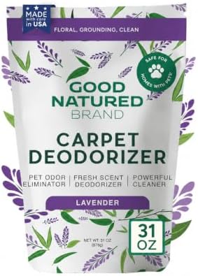Good Natured Brand Carpet Deodorizer & Pet Odor Eliminator Powder, 31oz by GoodNaturedBrand
