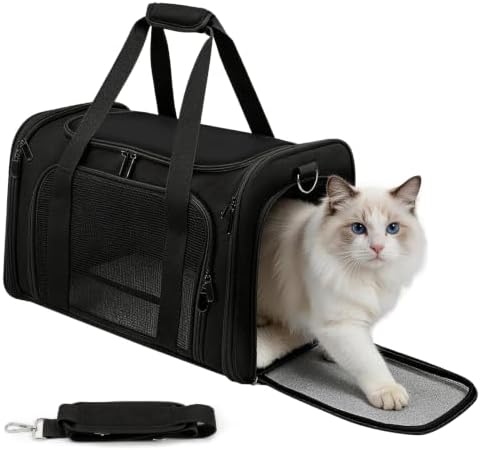 Cat Carrier Soft, Dog Carriers for Small Dog/Large Cat (Up to 16lb) by Unknown