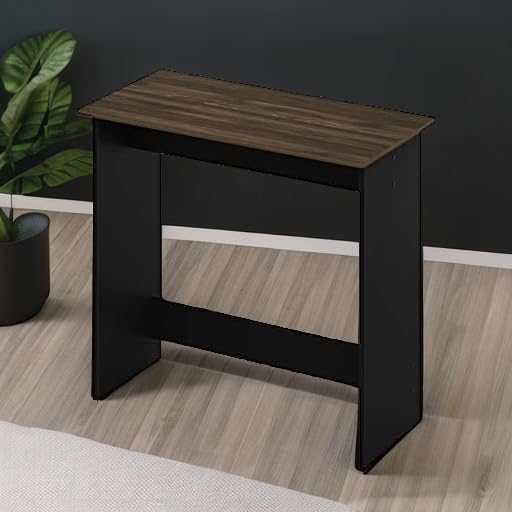 FURINNO Simplistic Study Table, Columbia Walnut - Image 6