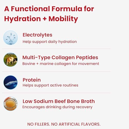 Electrolytes for Dogs with Protein – Hydration & Mobility Support with Collagen – Made with Real Beef Bone Broth – Dog Food Topper for Picky Eaters – 14 Sticks - Image 5