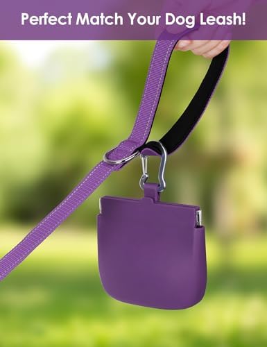 1 Cup Silicone Dog Training Treat Pouch(Purple) - Image 4