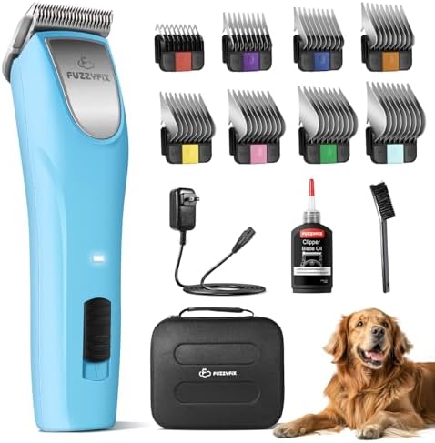 Professional Dog Clippers for Grooming Thick Curly Matted Coats by FuzzyFix