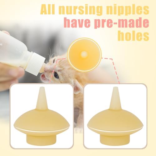 Mini Pet Feeding Bottle and Syringes with Nipples for Small Cat Dog Animals (Model 4) - Image 3