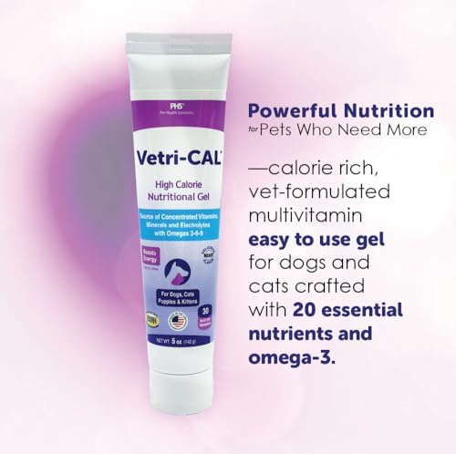 High Calorie Nutritional Gel for Dogs, Cats, Puppies & Kittens – Appetite Booster with Omega 3-6-9, Vitamins A-D-E-B – Recovery & Energy Support – Tasty Malt Flavor – 5 oz Tube - Image 4