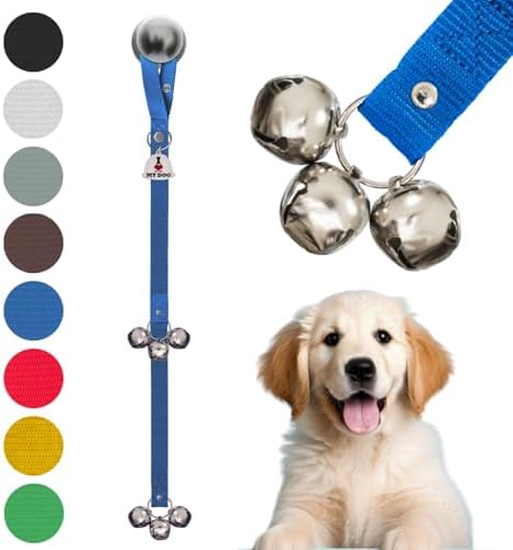 Caldwell's Pet Supply Co. Dog Potty Bells, Dog Door Bell, Bells to Go Outside, Potty Training Bell, Dogs Doorbell, Dogs Potty Doorbell, Ring to Go Pee, All Breed Puppy Training Tool by CaldwellsPetSupplyCo