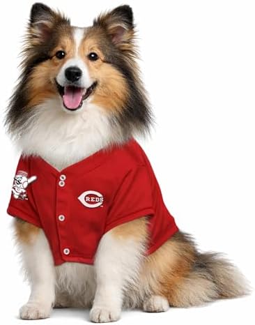 Official MLB Cincinnati Reds Pet Jersey for Dogs & Cats, Size XX-Large - Stylish Baseball Jersey for Your Furry Fan- Show Off Team Spirit with The Perfect Fan Apparel Gear for Pet, Dog & Cat - Image 4