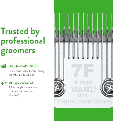 Wahl Professional Animal Competition Blade, 2368-100, 7F - Image 6
