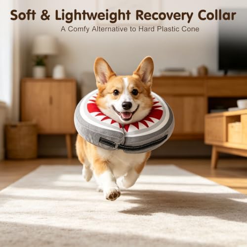 BEAUTYZOO Dog Cone Collar Alternative After Surgery,Pet Neck Donut E-Collar - Image 2