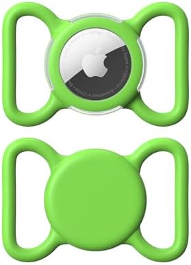 Waterproof AirTag Holder for Dog Collar, Soft Slide-On Dog AirTag Holder by WhoseID