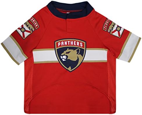 Pets First NHL Florida Panthers Jersey for Dogs & Cats, Large. - Let Your Pet be a Real NHL Fan! - Image 2