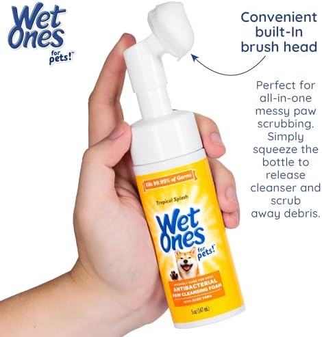 Wet Ones for Pets Foam Dog Paw Cleaner, Tropical Splash Scent, 5 Oz - Image 2