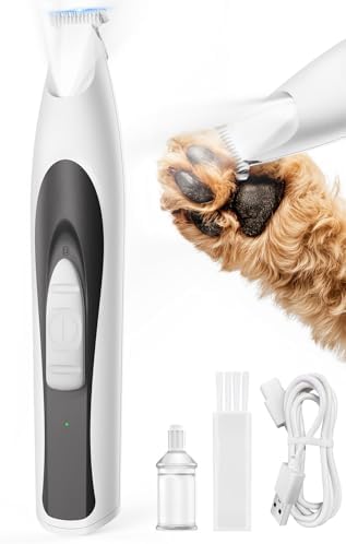oneisall Low-Noise Dog Paw Trimmer with LED Light by oneisall