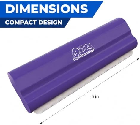 EquiGroomer 5-Inch Undercoat Deshedding Brush for Dogs & Cats, Purple - Image 3