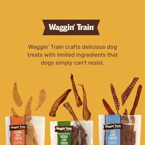 Waggin' Train Duck Jerky Dog Treats for Dogs with Sensitive Stomachs, Made with 100% Real Duck Breasts, Three All-Natural Ingredients, High Protein Dog Treat, Easily Digestible for Dogs, 12 oz. Pouch - Image 7
