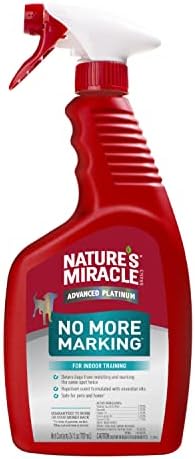 Nature's Miracle Advanced Platinum No More Marking Training Spray, 24 oz by NaturesMiracle