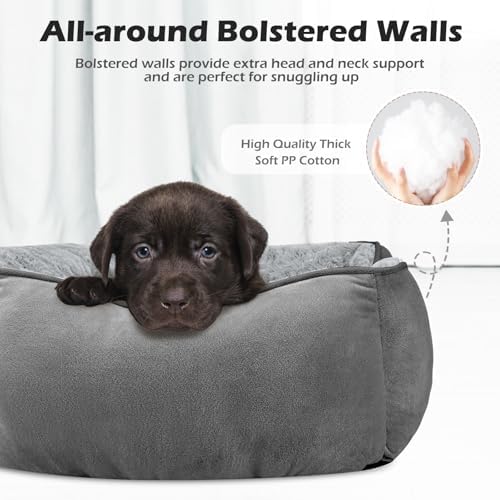 INVENHO Large Dog Bed Rectangle Washable Orthopedic Soft Calming Sleeping Durable Pet Cuddler with Anti-Slip Bottom - Image 2