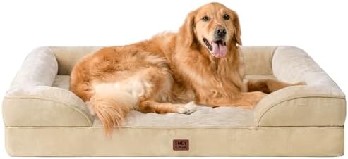 EHEYCIGA Orthopedic Dog Beds Large Sized Dog, Waterproof Washable Pet Bed by EHEYCIGA