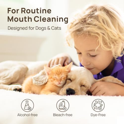 HICC PET Mouth Cleaning Finger Wipes for Dogs & Cats, 50 Count - Image 6