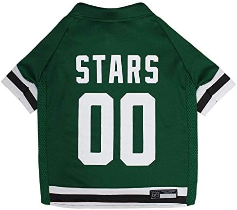 Pets First NHL Dallas Stars Jersey for Dogs & Cats, Small. - Let Your Pet Be A Real NHL Fan! by PETSFIRST