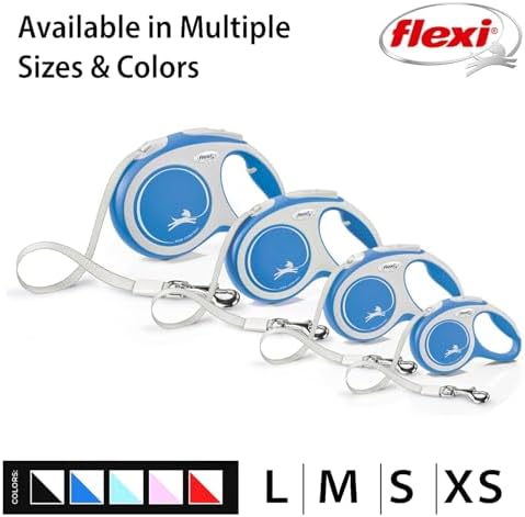 FLEXI® Comfort Tape Retractable Dog Leash, Medium, 16 ft - Blue - Image 6