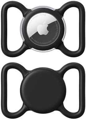 Waterproof AirTag Holder for Dog Collar, Soft Slide-On Dog AirTag Holder by WhoseID