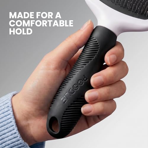 Poodle Pet Slicker Brush - For Dogs, Cats, and Rabbits - Removes Matted Fur, Knots, and Loose Hair - Suitable for Grooming Doodles and Goldendoodles with Short or Long Hair - Image 2