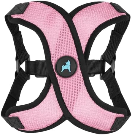 Gooby Comfort X Step-in Lite Harness, Choke-Free, Pink, Large by Gooby