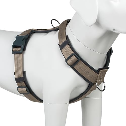 Plutus Pet No Pull Dog Harness, Adjustable Nylon Harness with Soft Padding by PLUTUSPET